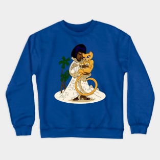 Golden Goddess Crewneck Sweatshirt